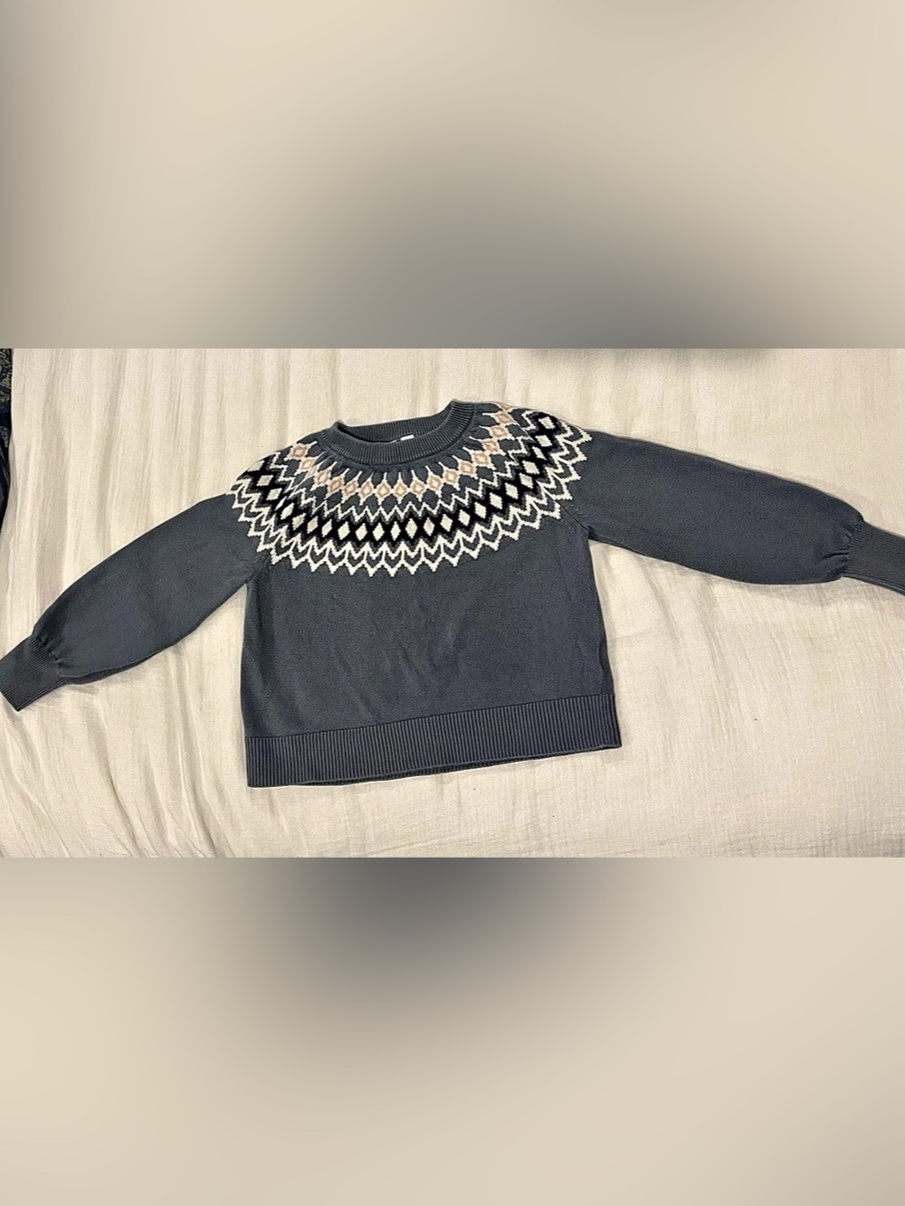 GAP kids Girls fair isle sweater